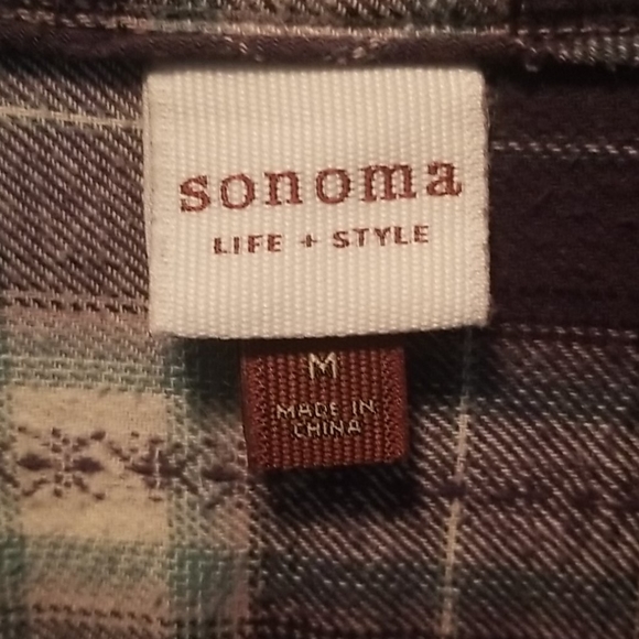Sonoma Light Grey, Dark Grey and Green Flannel - Picture 4 of 5